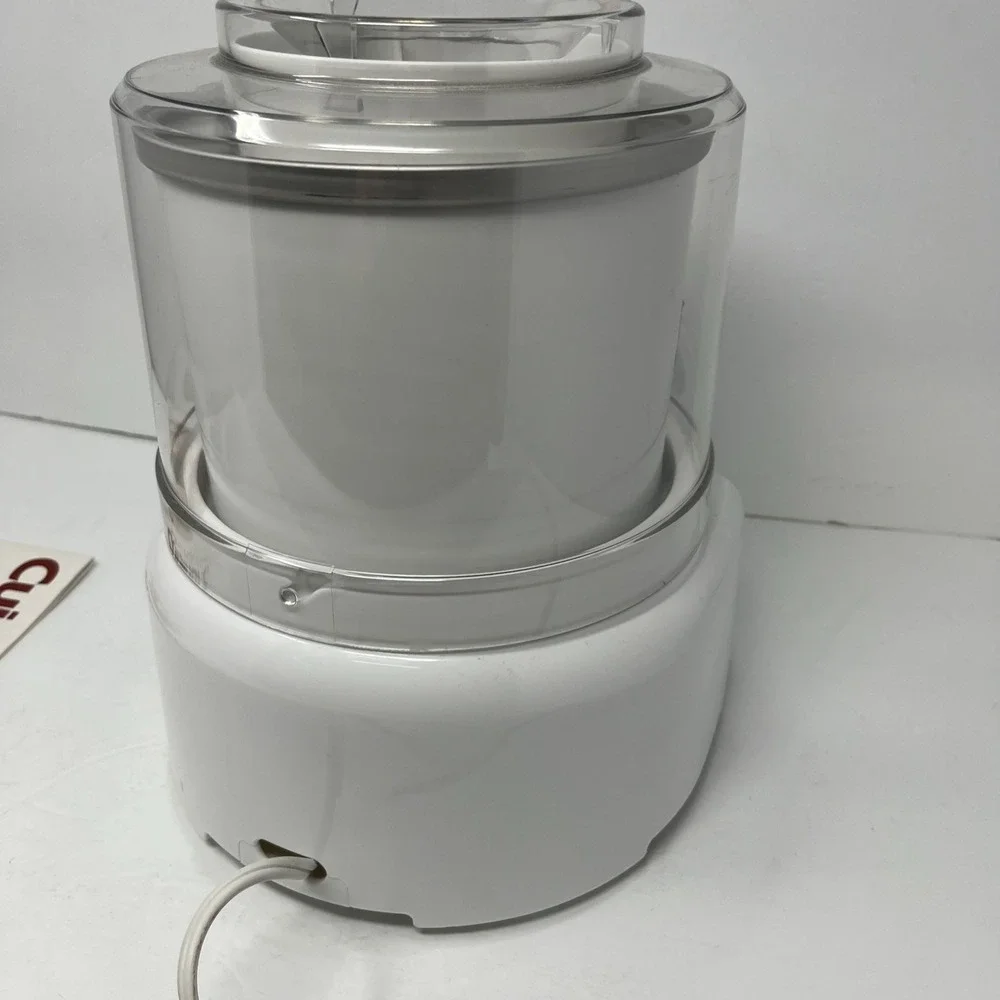 Cuisinart ICE-21 Frozen Yogurt-Ice Cream and Sorbet Maker - White Tested